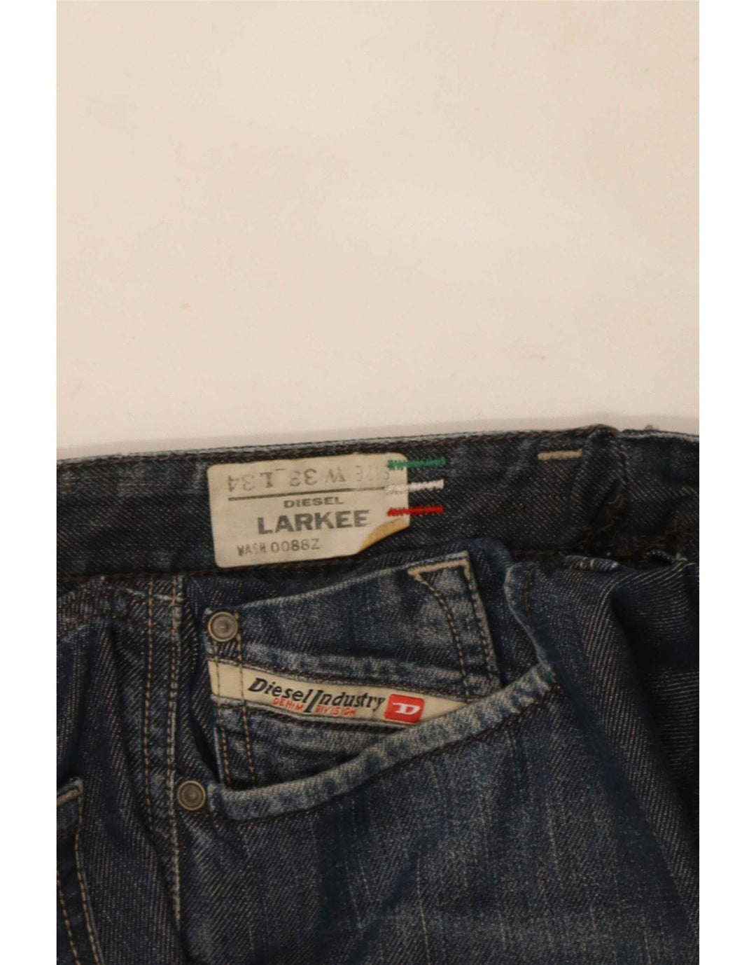 Diesel Męskie Larkee Slim Jeans W33 L27 Granatowe