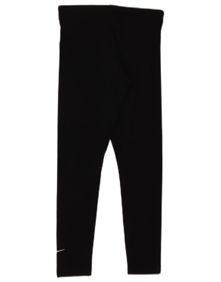 Legginsy dziewczęce Nike 10-11 lat, średnie czarne