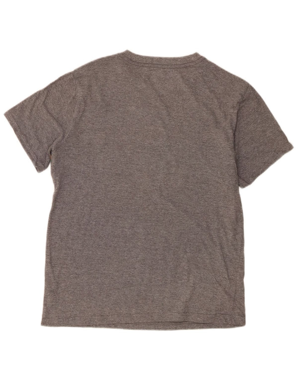 Chłopięcy T-shirt z grafiką Timberland 14-15 lat, duży, szary kamuflaż