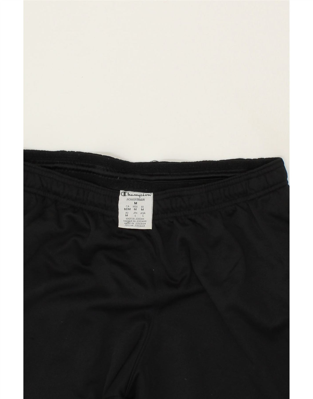 CHAMPION Mens Tracksuit Trousers Medium  Black Polyester Vintage Champion and Second-Hand Champion from Messina Hembry 