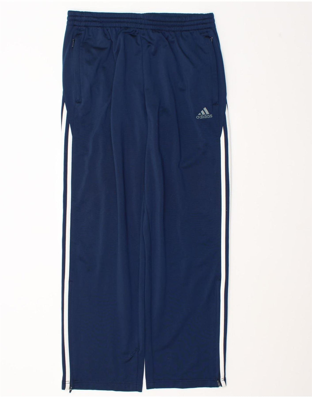 Męskie spodnie dresowe Adidas, duże, granatowe, z poliestru