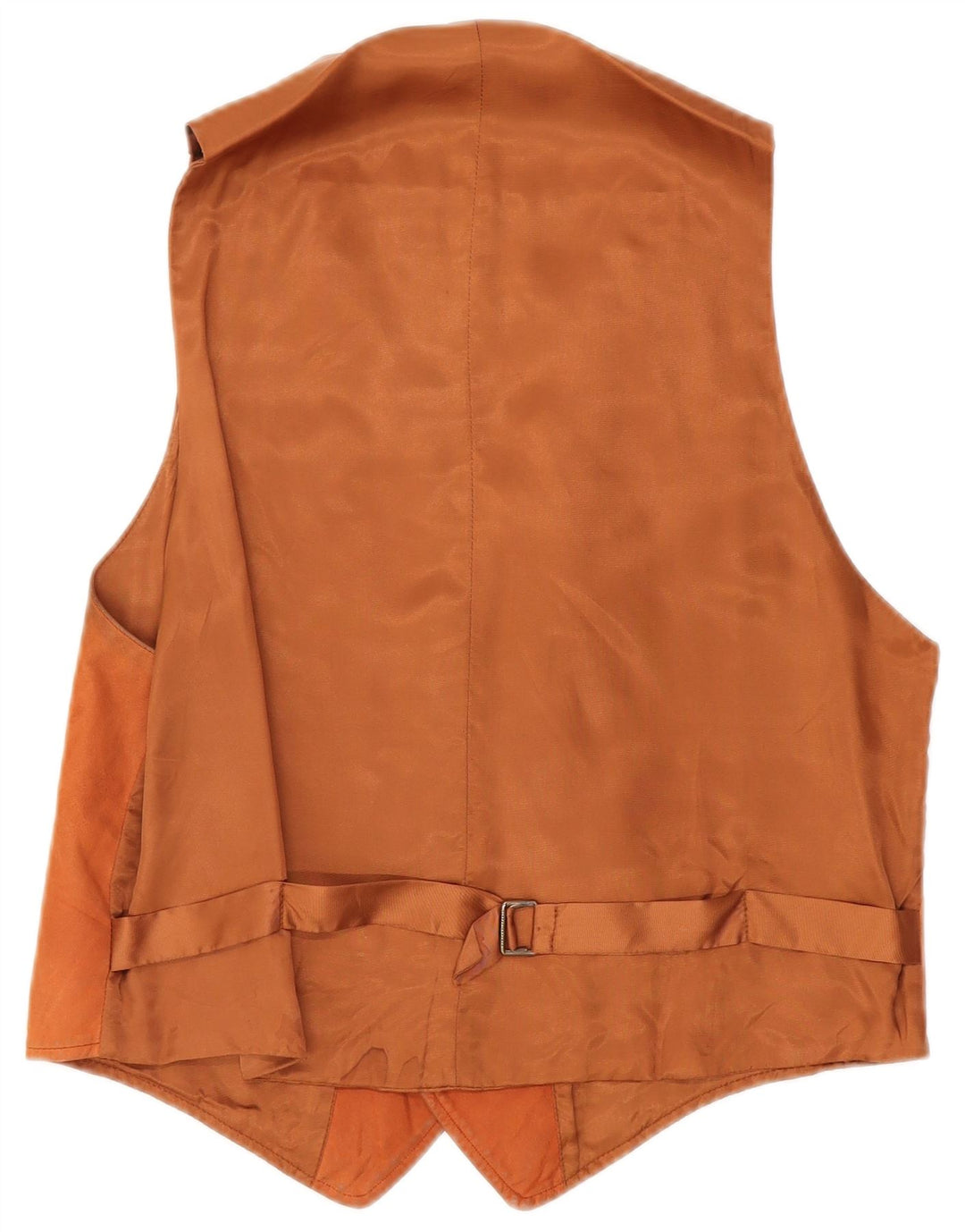 Vintage męska skórzana kamizelka XL brązowa skóra