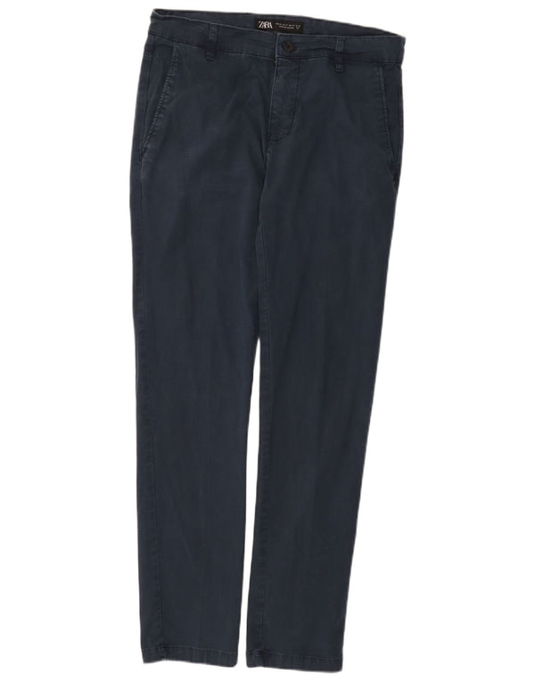 Spodnie męskie Zara Slim Chino EU 40 Medium W31 L30 Granatowe