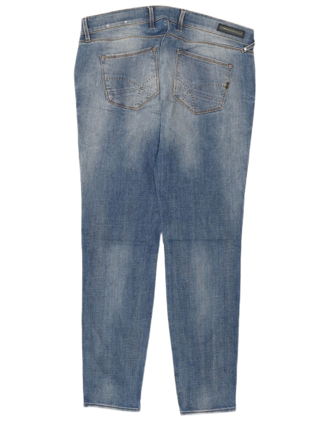 Damskie jeansy Gas Slim W32 L28 Niebieskie bawełniane