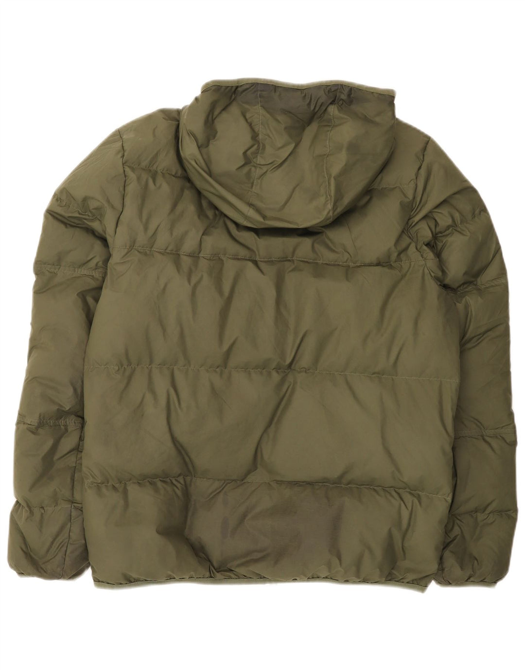 Męska wyściełana kurtka z kapturem Nike UK 38, średni khaki, poliester