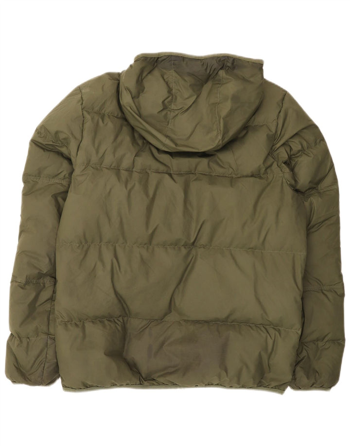 Męska wyściełana kurtka z kapturem Nike UK 38, średni khaki, poliester