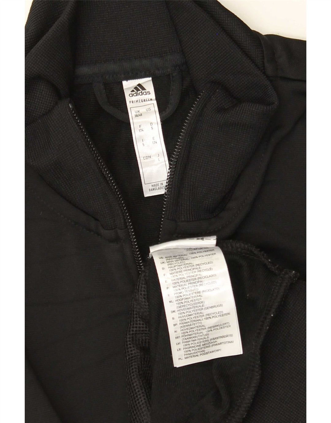 Męska bluza dresowa Adidas z grafiką, UK 38/40, średni czarny poliester
