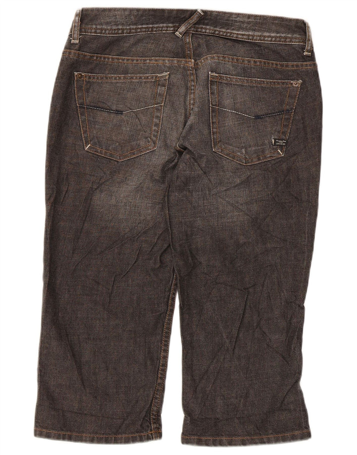 Damskie spodenki jeansowe Massimo Dutti W28 Średnioszare, bawełniane