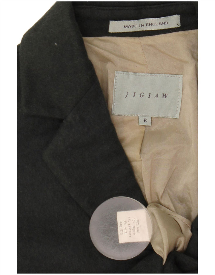 Płaszcz damski Jigsaw UK 8 Small, szara wełna