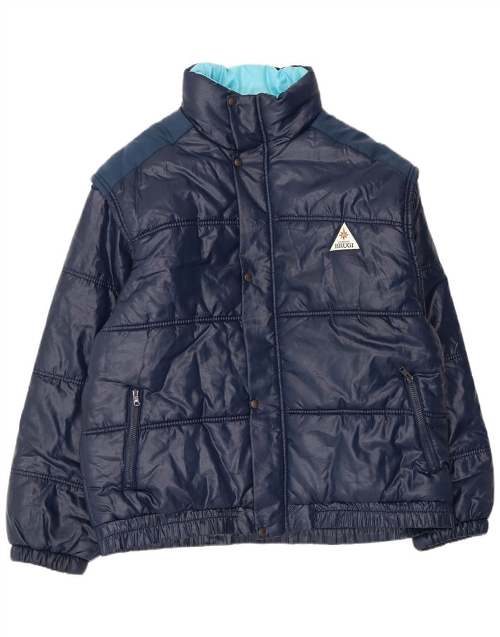 Męska ocieplana kurtka Brugi UK 42 XL granatowa