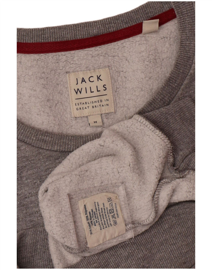 Męska bluza JACK WILLS Sweter średnioszary, bawełniany w cętki