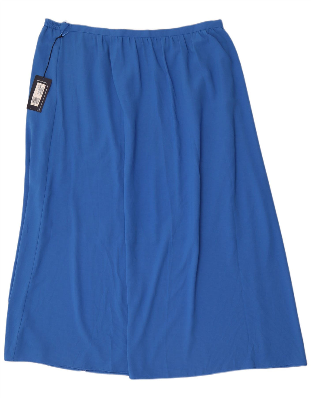 Marks & Spencer Damska spódnica w kształcie litery A UK 20 2XL W40 Niebieski poliester