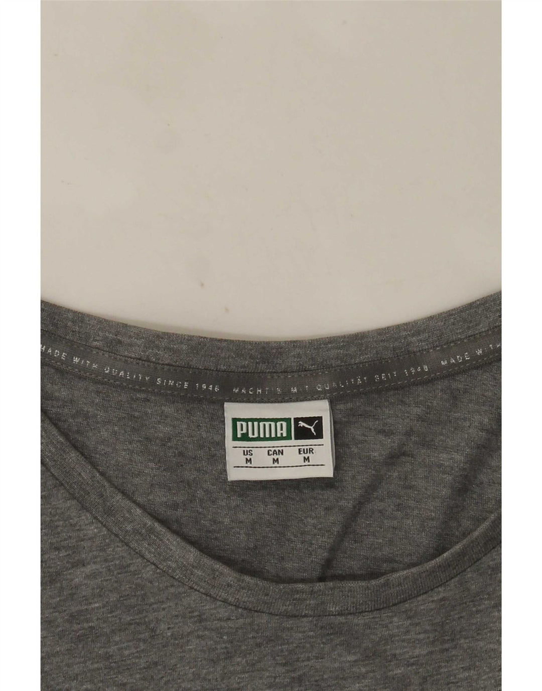 Męski T-shirt z grafiką Puma, średni szary, nakrapiany