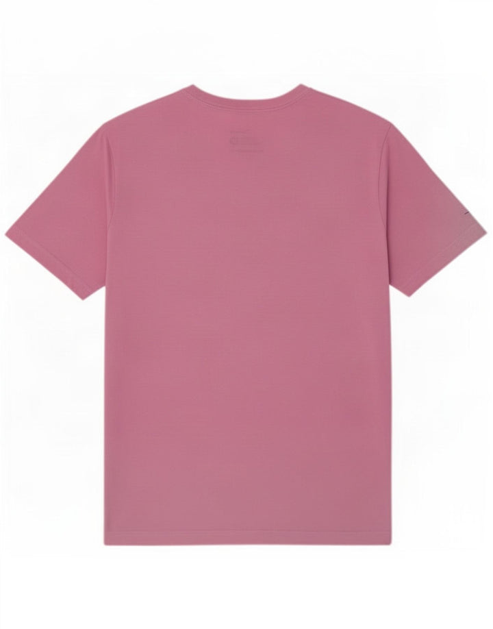 Męski T-shirt Nike o regularnym kroju z grafiką, średni różowy poliester
