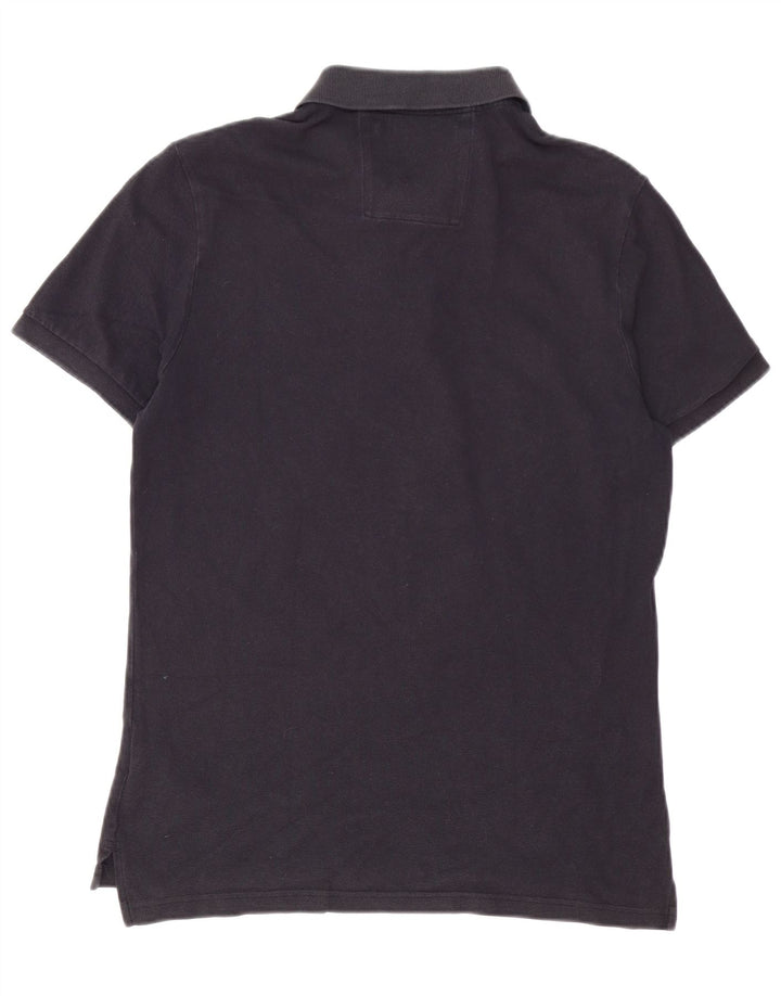 Męska koszulka polo Calvin Klein Jeans, średnia, granatowa, bawełniana