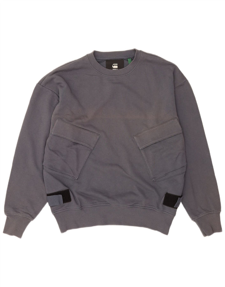 Bluza męska G-Star, duża, szara, bawełniana