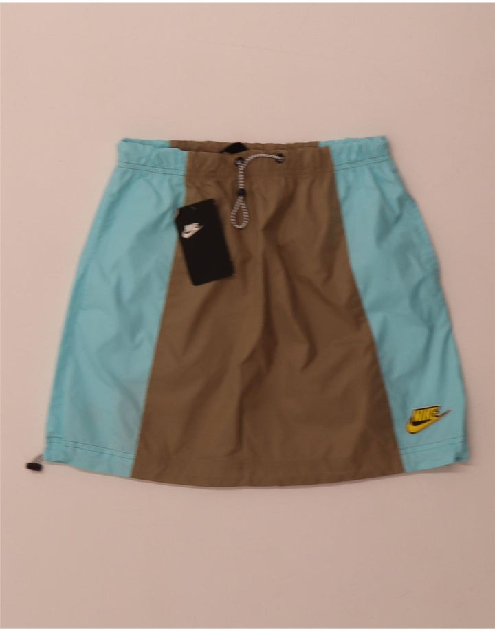 Spódnica damska Nike UK 6 XS Khaki, poliester z blokami kolorów