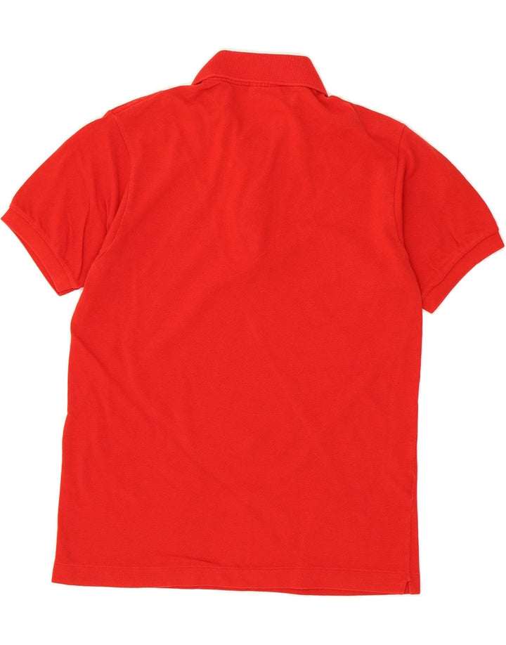 LACOSTE Mens Polo Shirt Size 3 Small Red Cotton Vintage Lacoste and Second-Hand Lacoste from Messina Hembry 