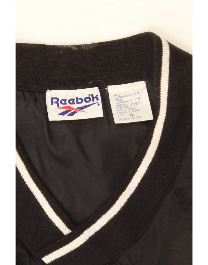 Męski sweter dresowy Reebok XL, czarny nylon