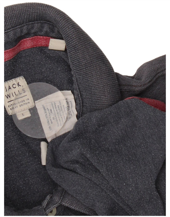 Męska koszulka polo Jack Wills, duża, niebieska, bawełniana