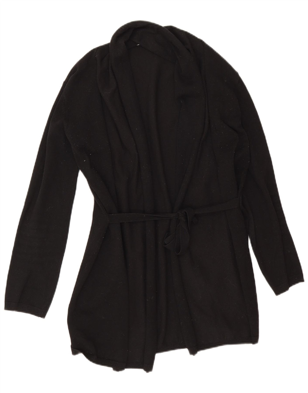 Damski sweter oversize z długimi rękawami i otwartym kardiganem Zara UK 10 Small Black