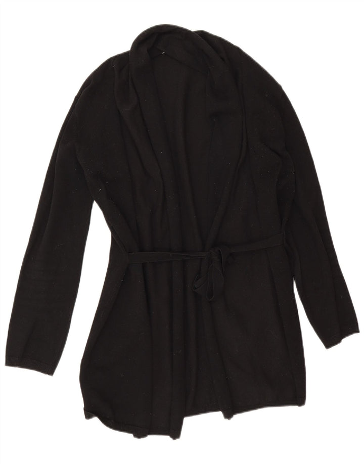 Damski sweter oversize z długimi rękawami i otwartym kardiganem Zara UK 10 Small Black
