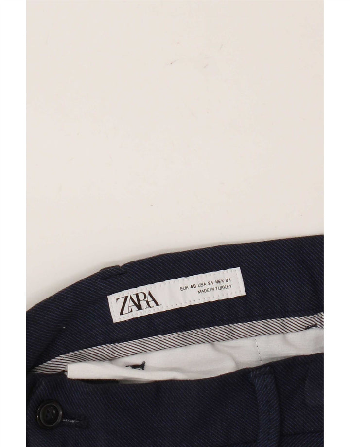 Męskie spodenki chino Zara EU 40 Medium W31 granatowe