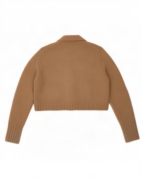 Sweter damski Zara Crop Cardigan UK 10 Small Beżowy poliester