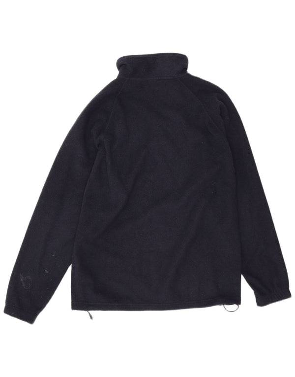 Męski sweter polarowy KAPPA z zamkiem błyskawicznym, mały, granatowy, poliester