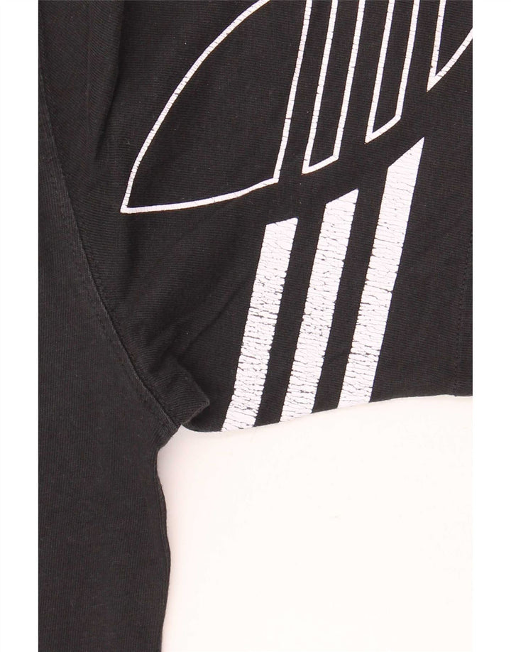 Męska koszulka z grafiką Adidas Top XS w kolorze czarnym