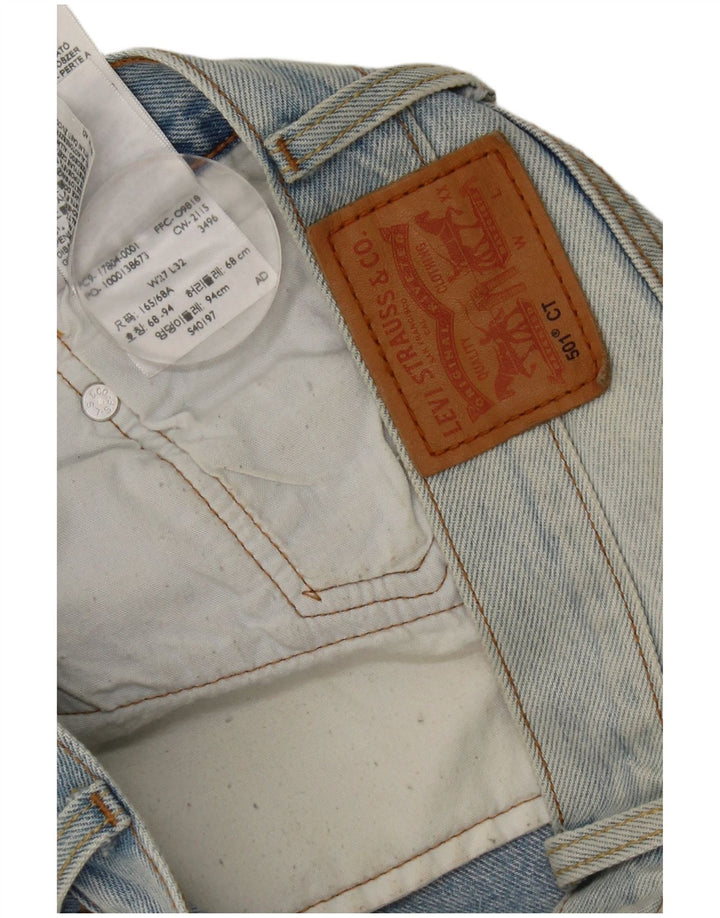 Męskie jeansy Levi's 501 w trudnej sytuacji W27 L27 Niebieska bawełna