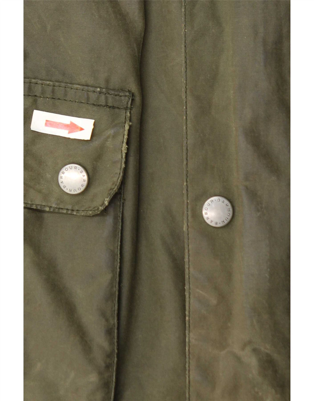 Męska kurtka z woskowanej bawełny Barbour UK 36 Small, zielona bawełna