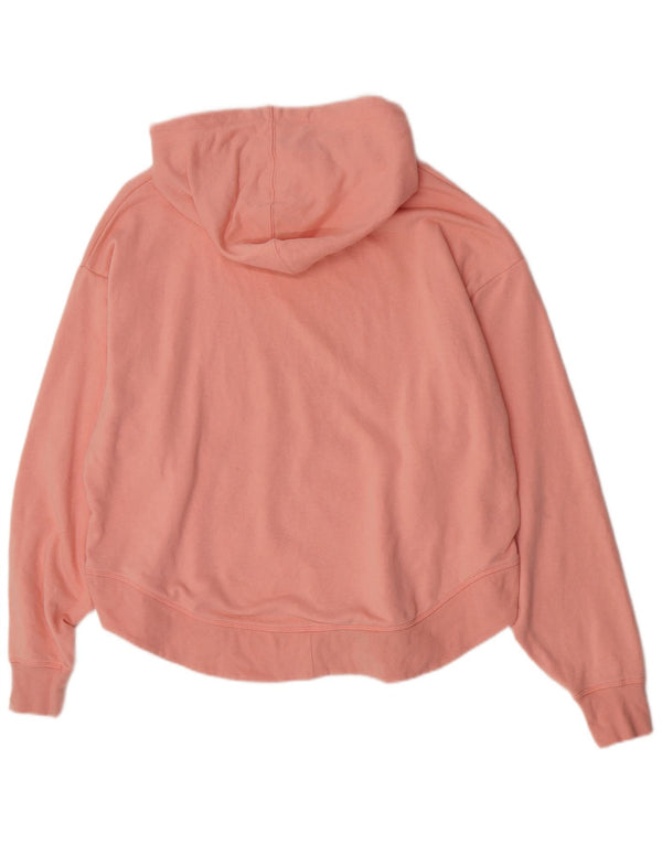 Damski sweter oversize z kapturem Champion UK 14 Średni różowy, bawełniany