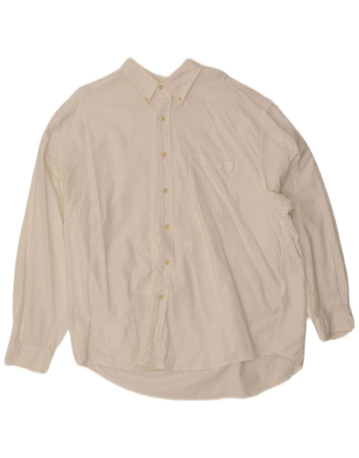 EDDIE BAUER Mens Shirt XL White Cotton