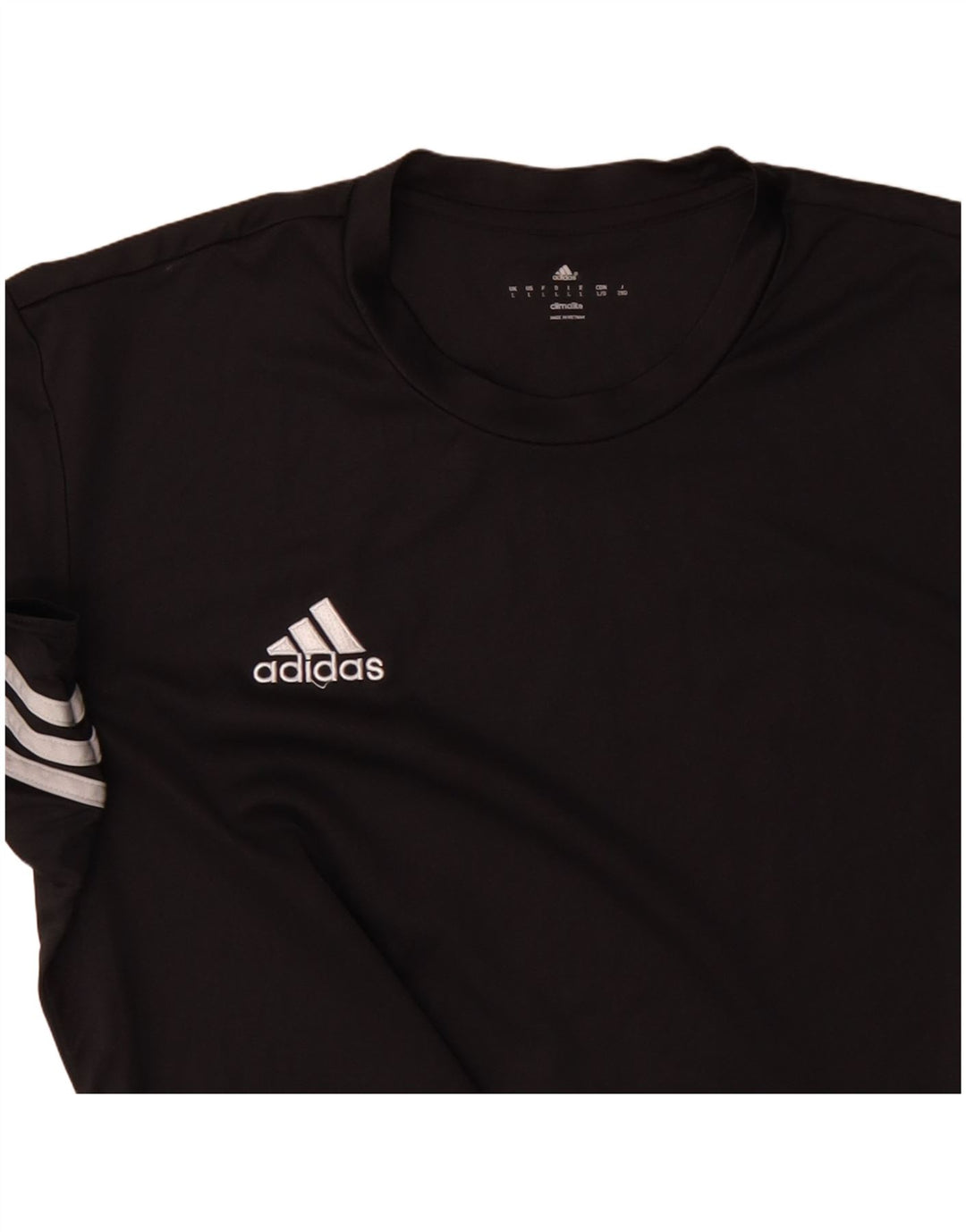 Adidas Męska koszulka Climalite Top, duża, czarna, z poliestru