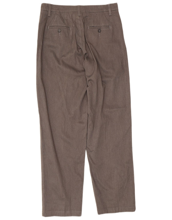 Damskie zwężane spodnie casual Lee US 12 Large W32 L31 Szara bawełna