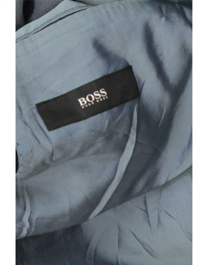 Męska marynarka zapinana na 3 guziki Hugo Boss UK 44 2XL Czarna