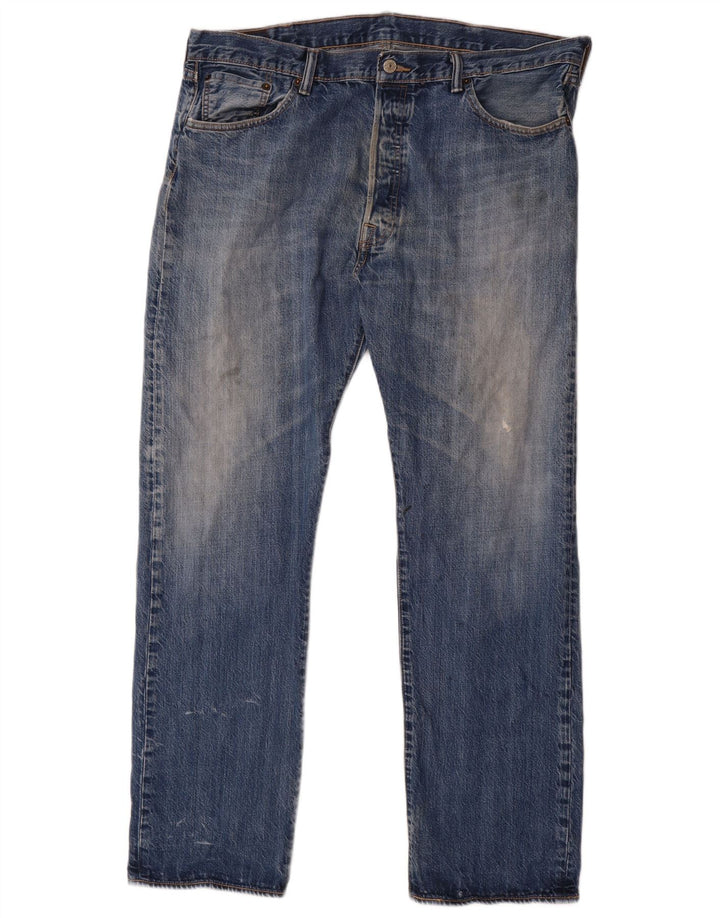 Męskie proste dżinsy Levi's W40 L32 Niebieskie bawełniane