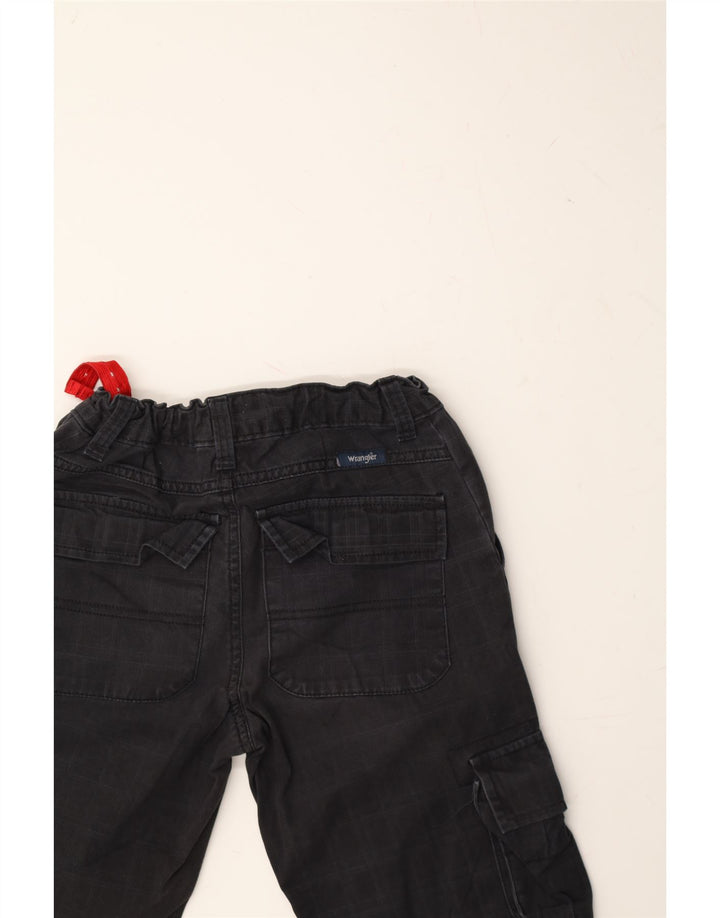 WRANGLER Boys Cargo Denim Shorts 7-8 Years W23 Black Vintage Wrangler and Second-Hand Wrangler from Messina Hembry 