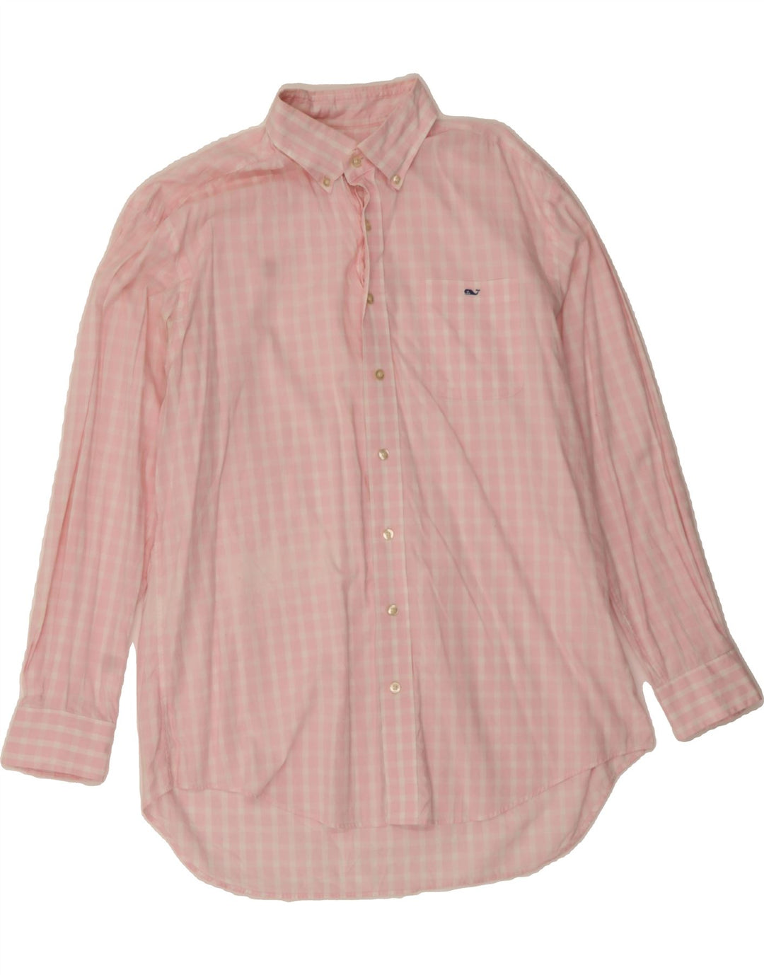 VINEYARD VINES Mens Shirt Large Pink Gingham Vintage Vineyard Vines and Second-Hand Vineyard Vines from Messina Hembry 