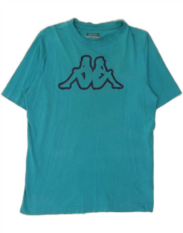 KAPPA Mens Graphic T-Shirt Top Small Blue Cotton Vintage Kappa and Second-Hand Kappa from Messina Hembry 