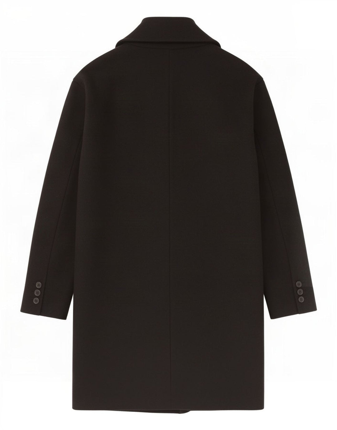 Damski płaszcz oversize Zara UK 14, średni czarny