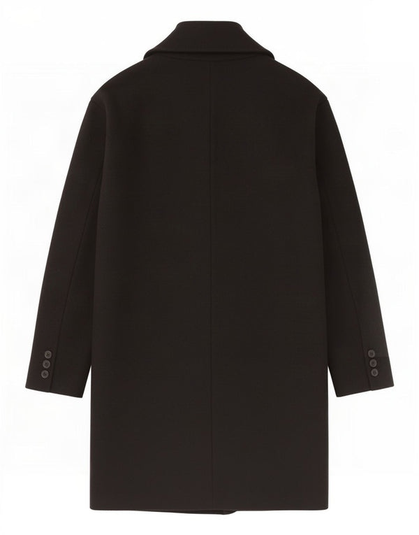 Damski płaszcz oversize Zara UK 14, średni czarny