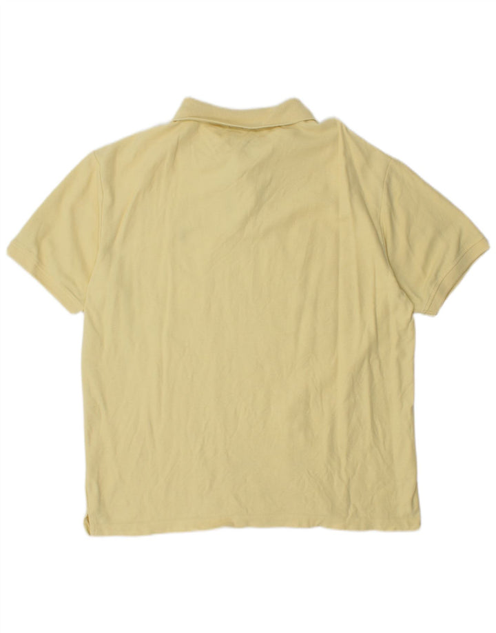 Męska koszulka polo Gant XL, żółta, bawełniana