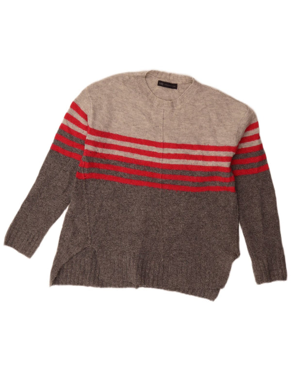 Marks & Spencer Damski sweter z okrągłym dekoltem UK 10 Small Szary