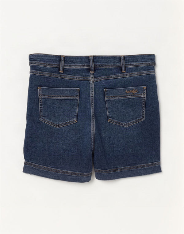 Damskie spodenki jeansowe Weird Fish UK 14, duże, W34, niebieskie, bawełniane