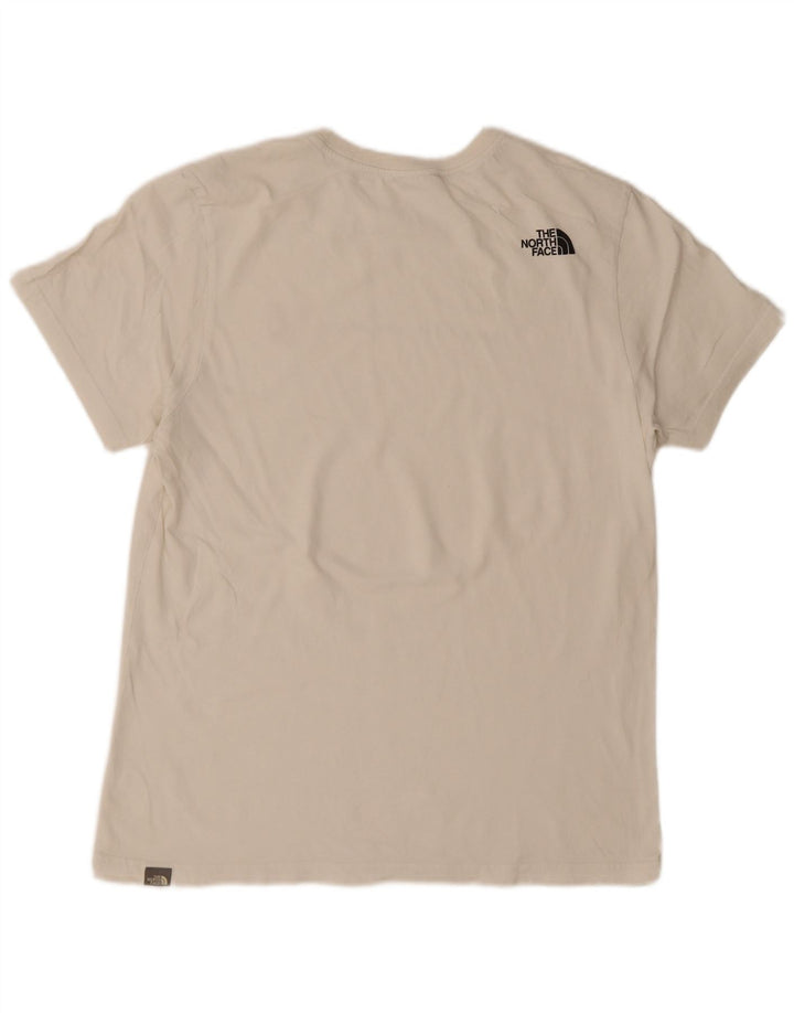 Męski T-shirt z grafiką The North Face, duży, biały
