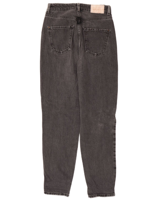 Damskie jeansy z wysokim stanem Zara EU 34 2XS W24 L27 Szare