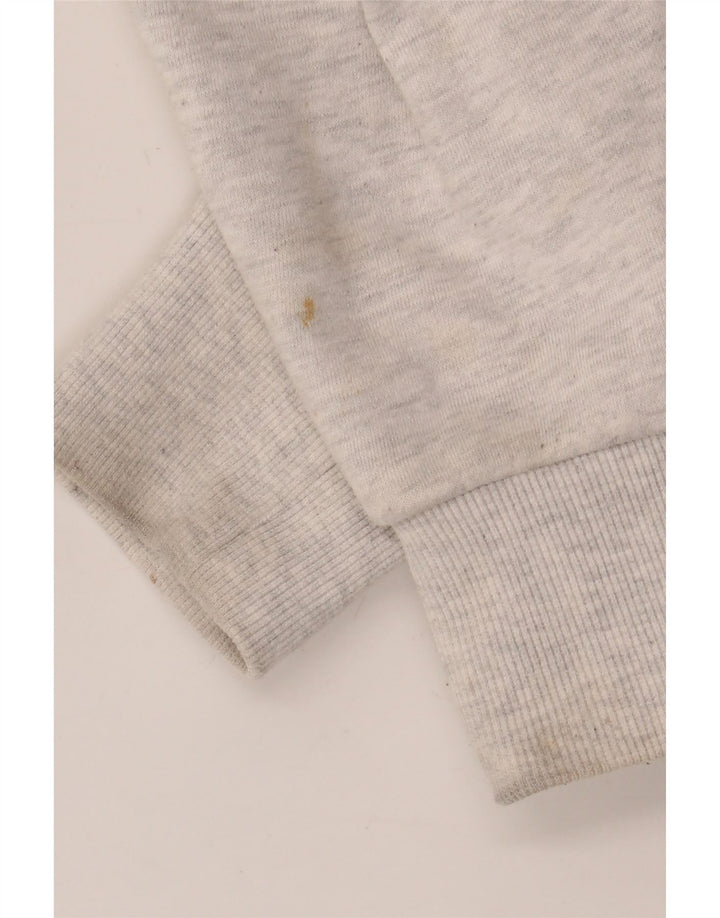 Męski sweter z kapturem i zamkiem Superdry, średnioszary, bawełniany