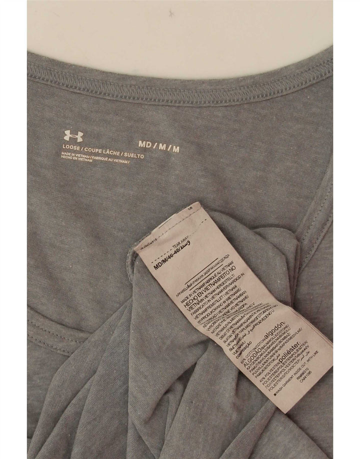 Męska kamizelka z grafiką Under Armour, średnia szara bawełna